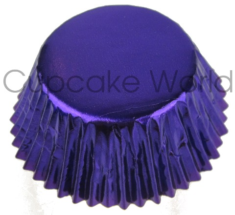25PCS GRAPE PURPLE SHINY FOIL MUFFIN CUPCAKE CASES PATTY PANS 25PCS GRAPE PURPLE SHINY FOIL MUFFIN CUPCAKE CASES PATTY PANS